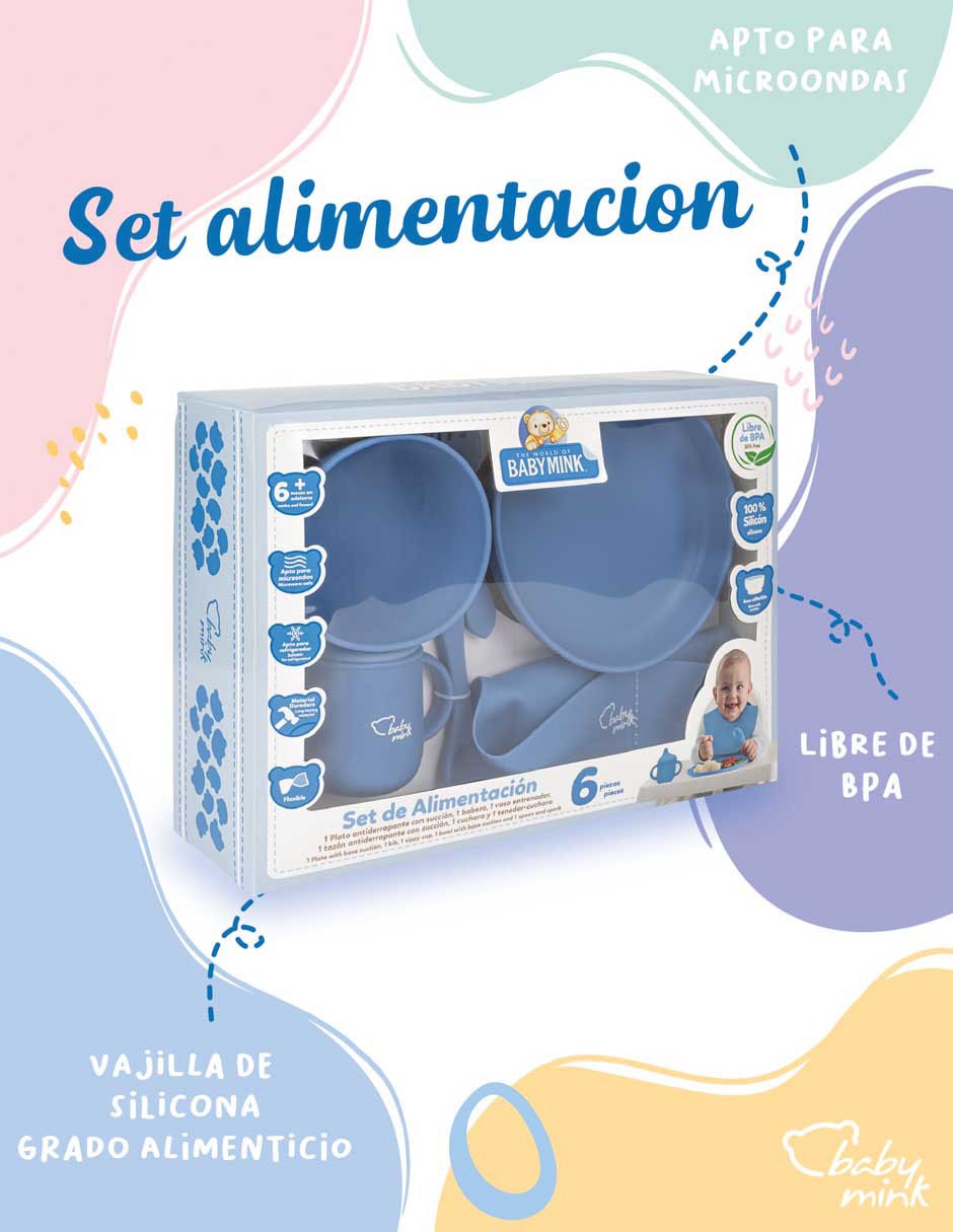 Set alimentación de silicona 6 piezas 4