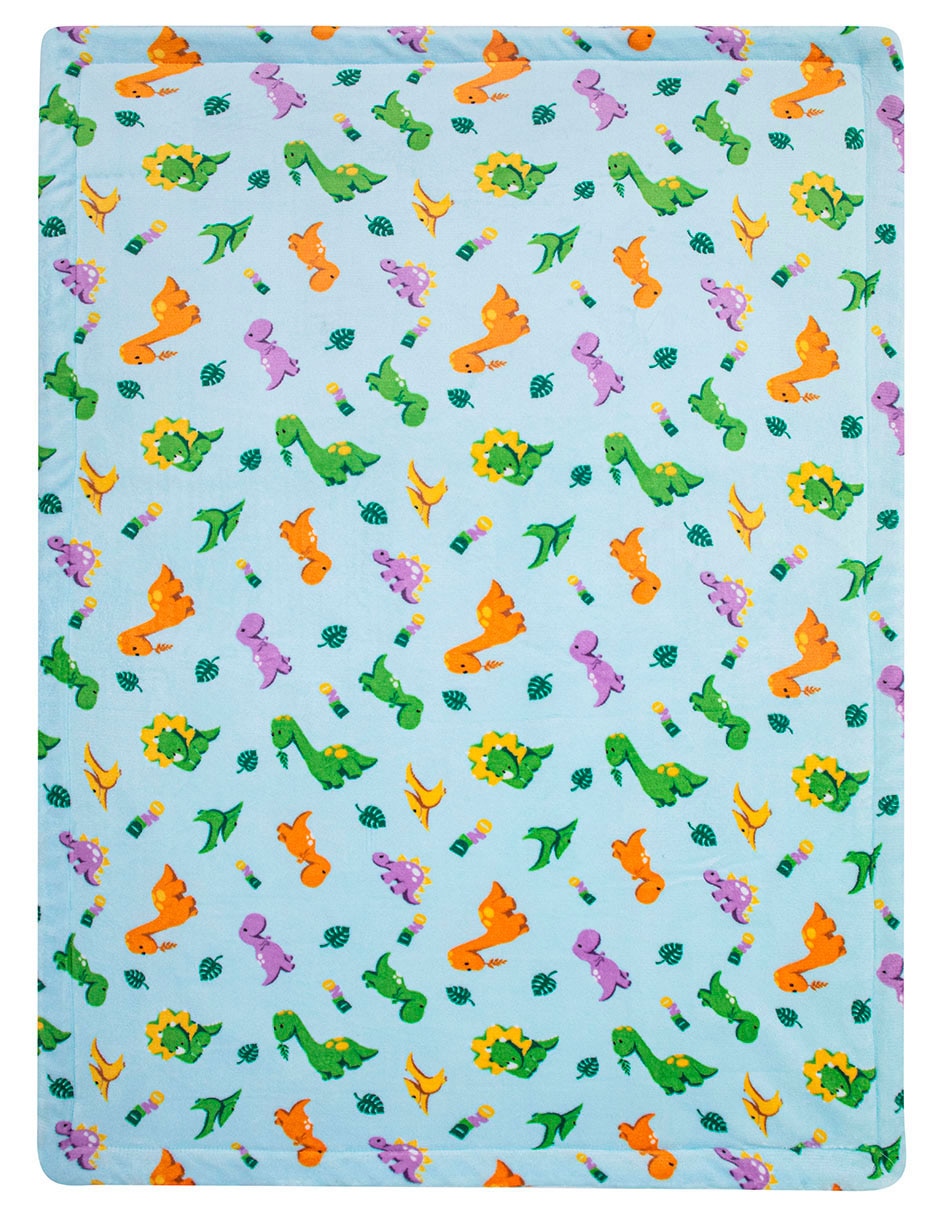 Cobertor estampado dinosaurio