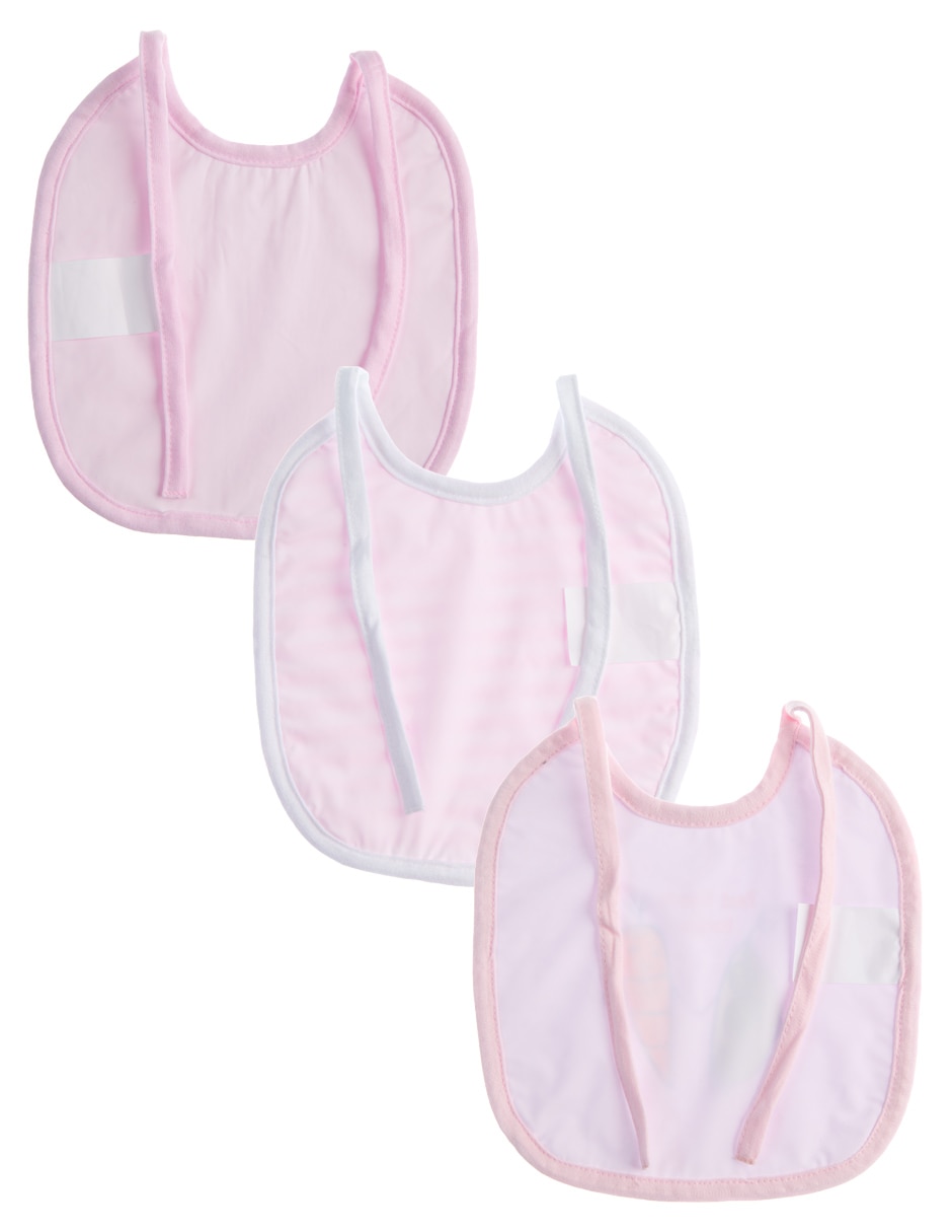 Set babero de algodón 3 piezas 2