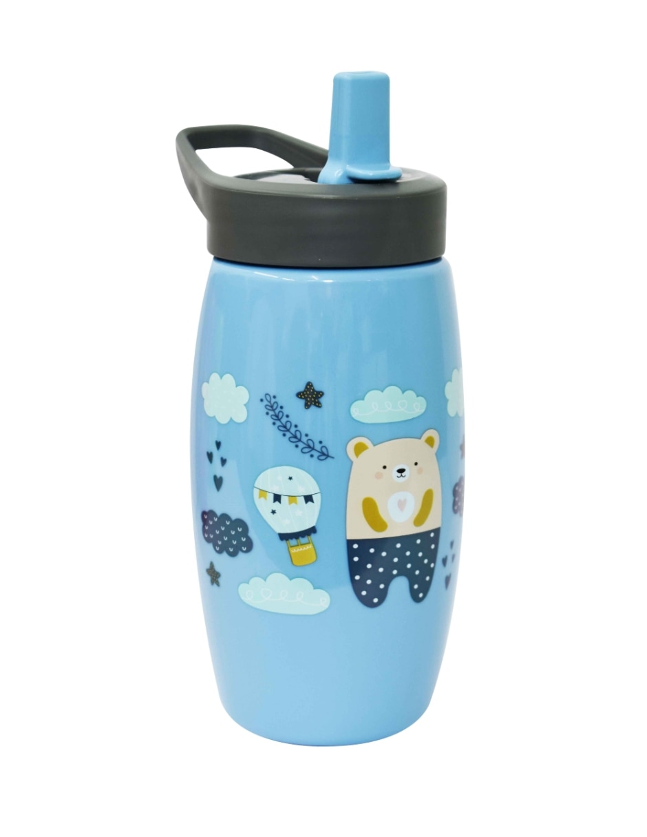 Vaso con tapa y popote 3