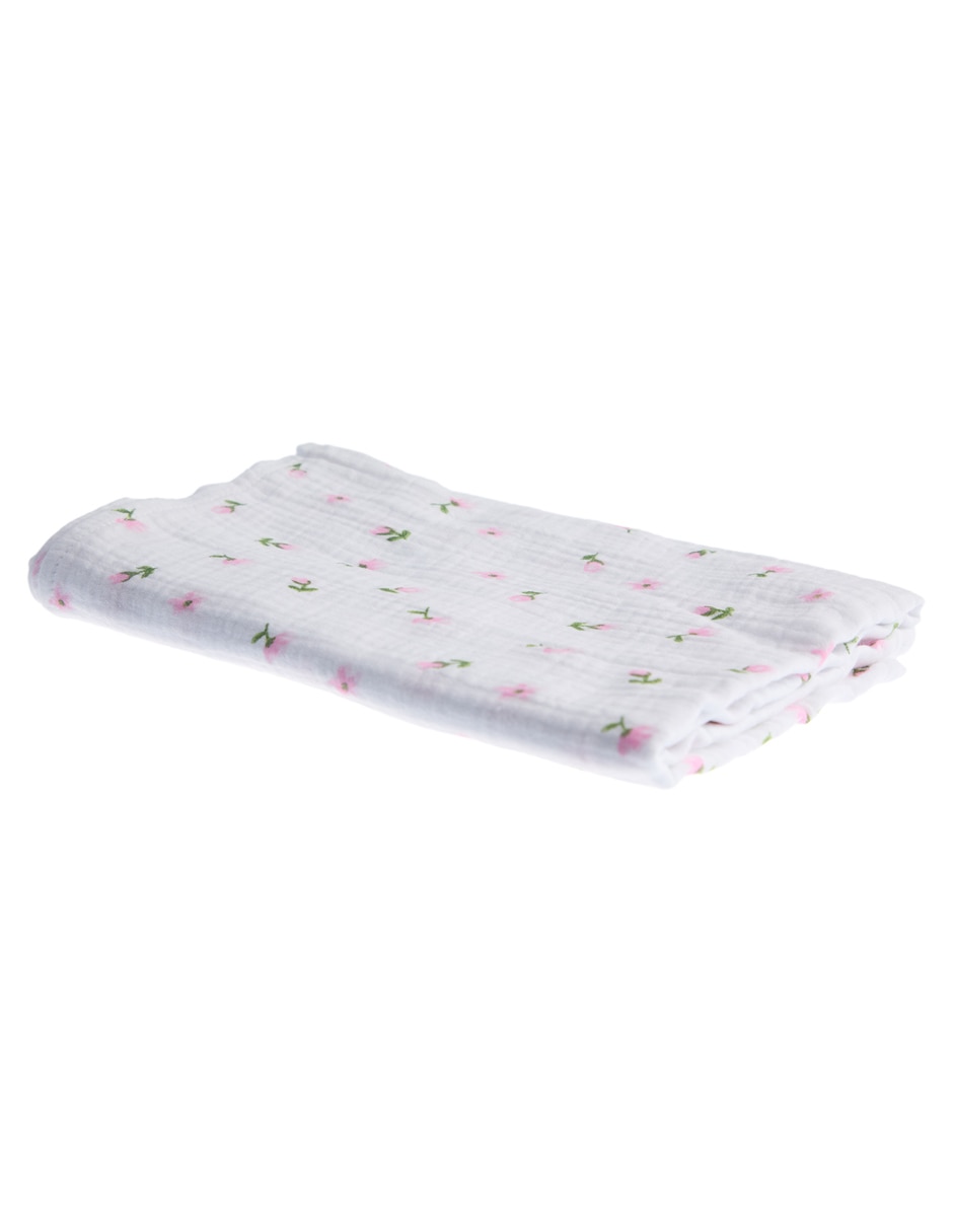 Cobija de tejido plano para bebé niña Cobija de tejido plano para bebé niña