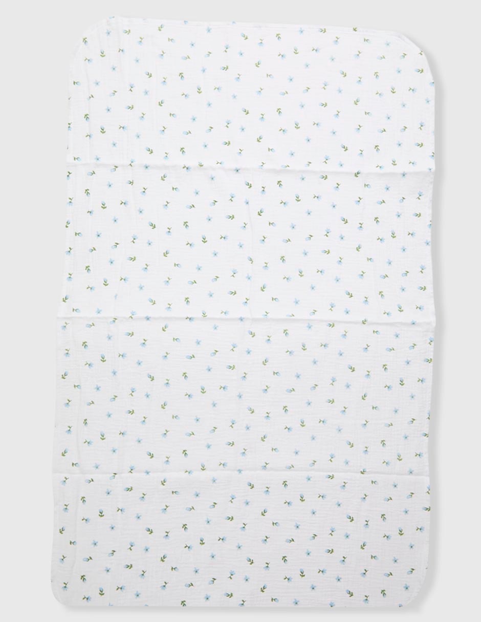 Cobertor estampado floral