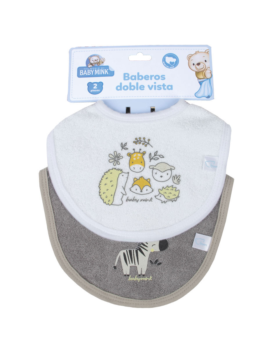 Set babero de algodón 2 piezas 2
