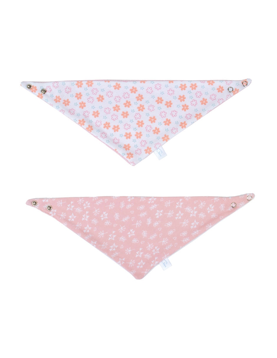 Set baberos algodón 2 piezas Set baberos algodón 2 piezas