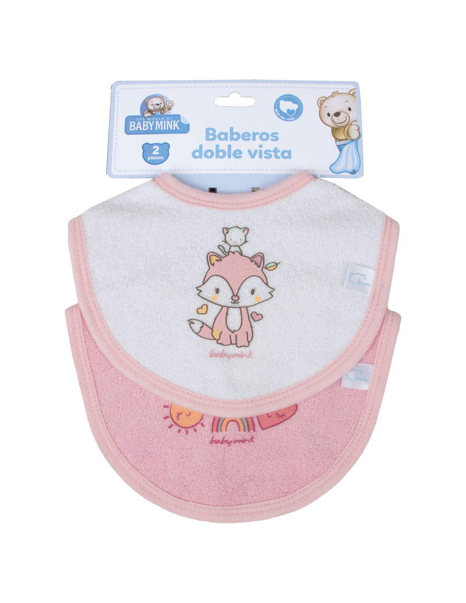 Set baberos de algodón 2 piezas 2
