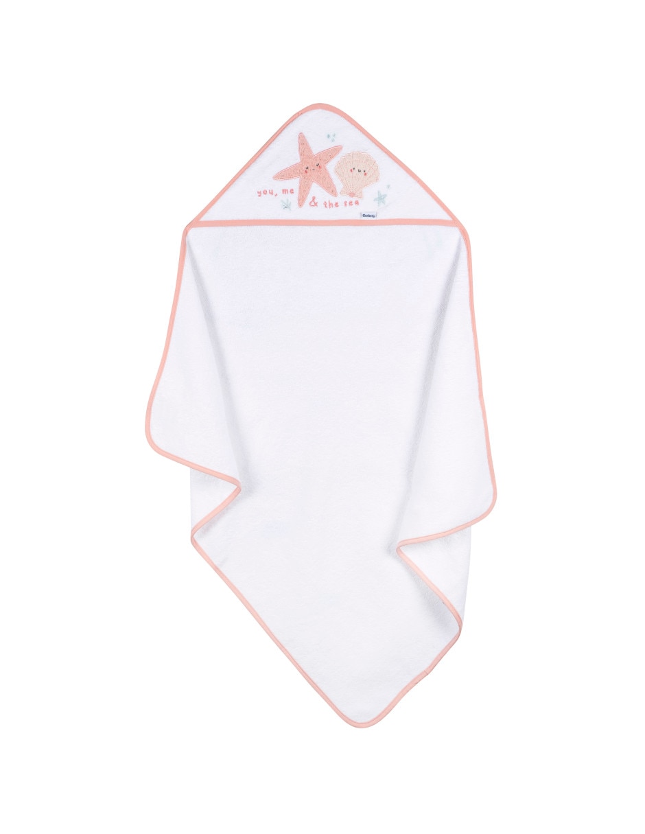 Toalla con gorro Sea Sheels de algodón infantil
