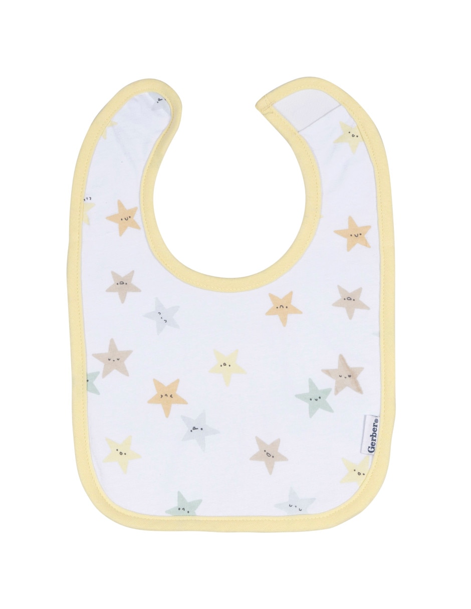 Set babero Starry Smiles etapa 6 bebé unisex con 2 piezas 3
