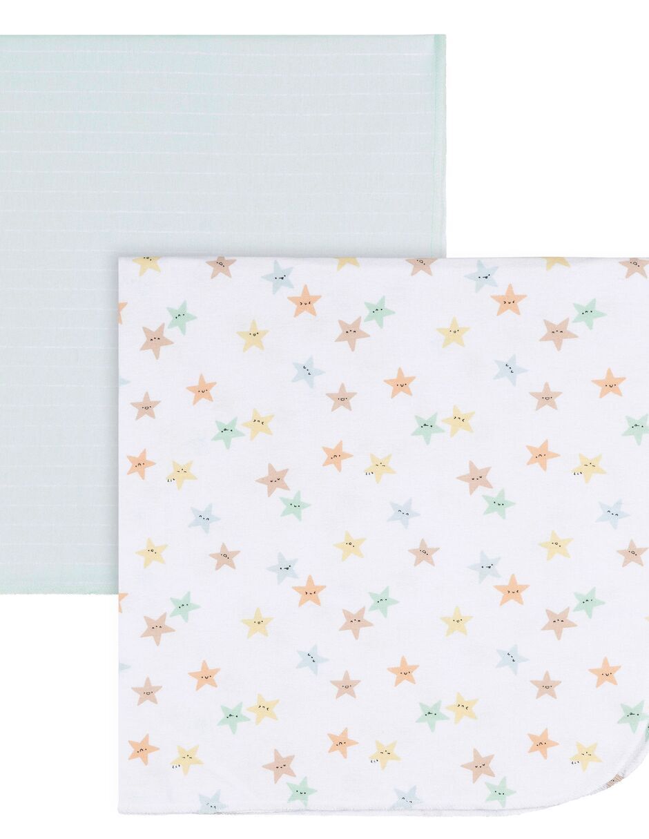 Cobertor starry smiles estampado grafico Cobertor starry smiles estampado grafico