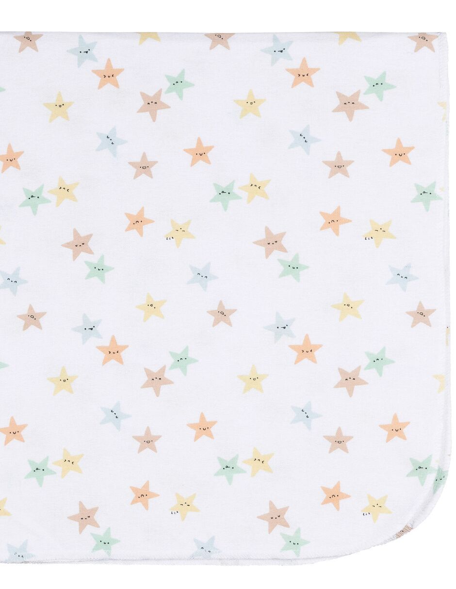Cobertor starry smiles estampado grafico 2