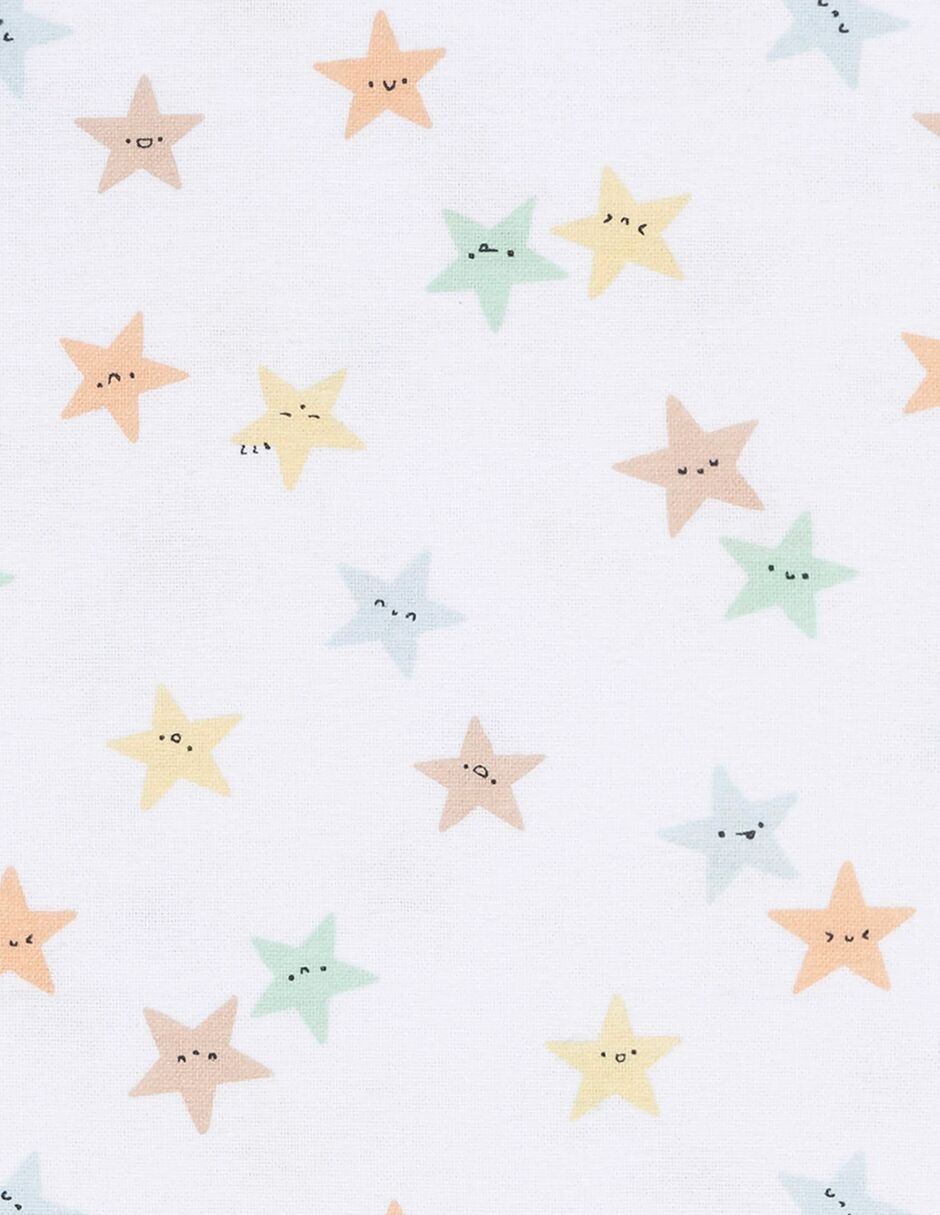 Cobertor starry smiles estampado grafico 4