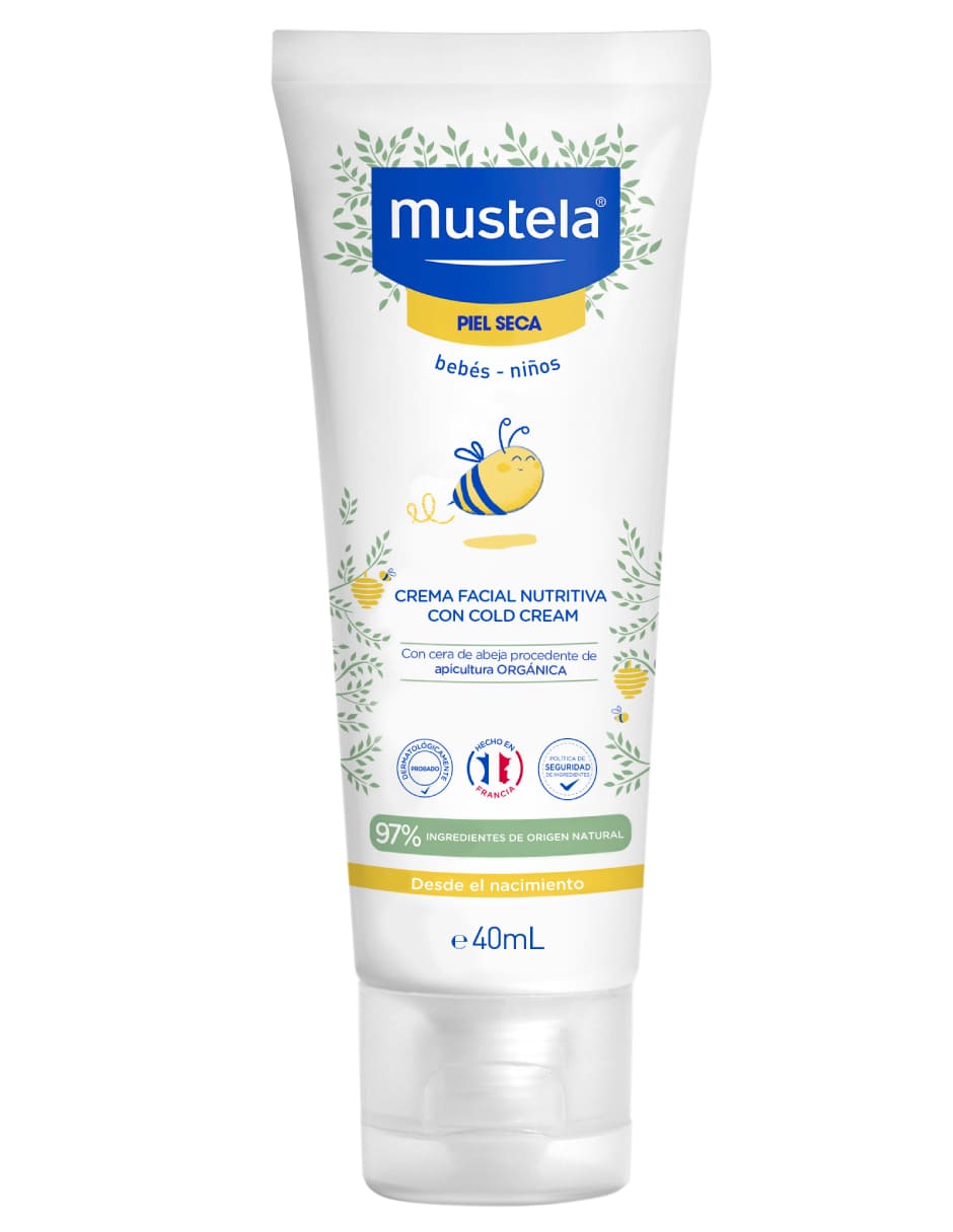 Loción facial hidratante con cold cream