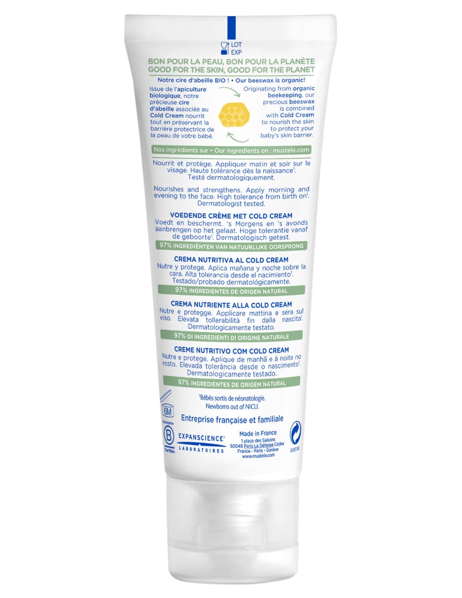 Loción facial hidratante con cold cream 2