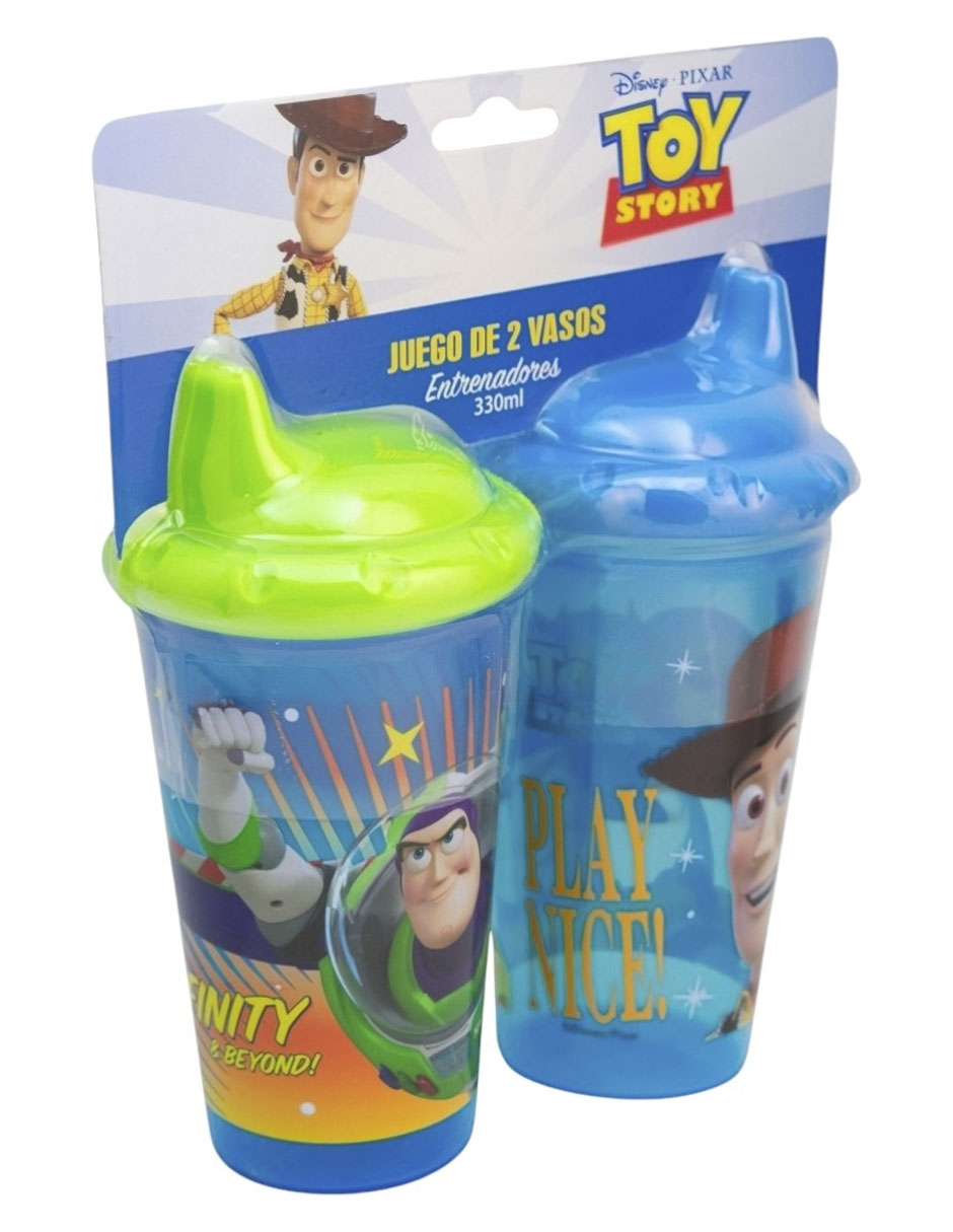 Vaso con tapa de plástico con 2 piezas 2