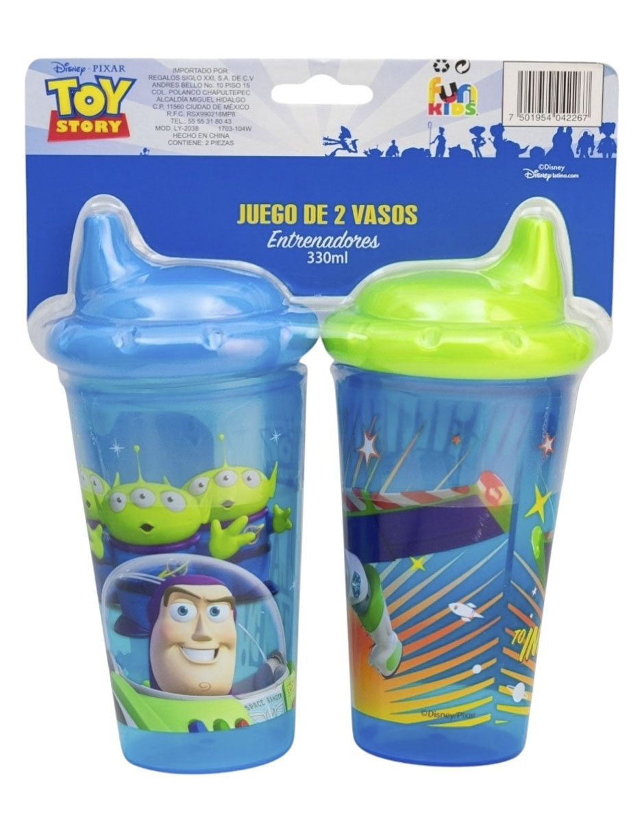 Vaso con tapa de plástico con 2 piezas 4
