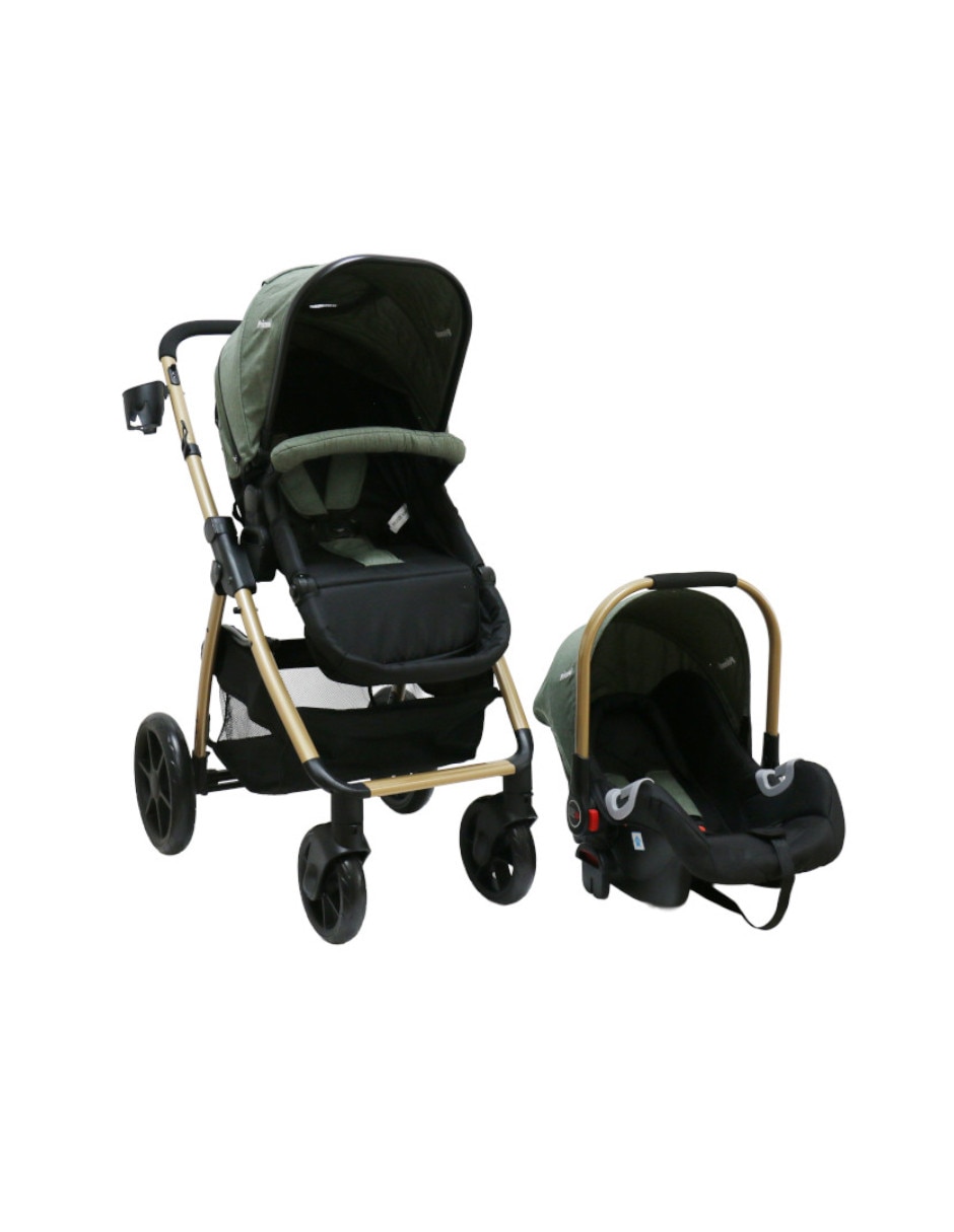 Carriola travel system plegable