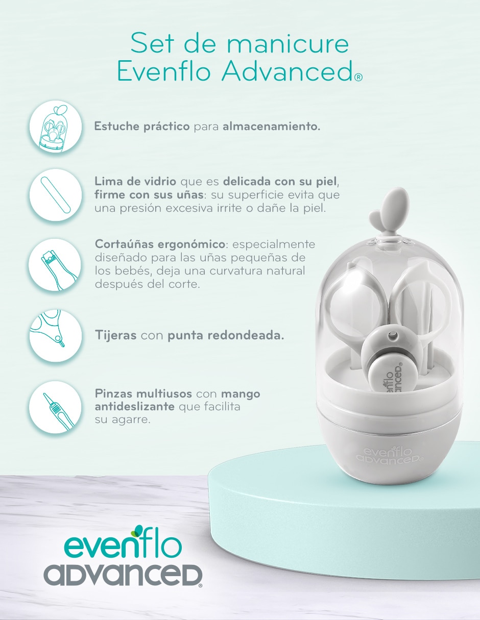 Set de manicure Advance 5 piezas bebé unisex 7
