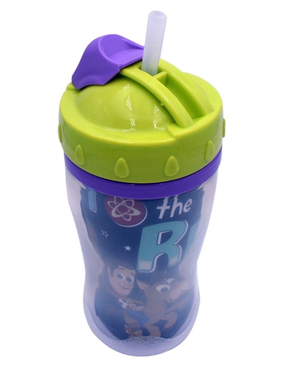 Vaso con tapa y popote 3